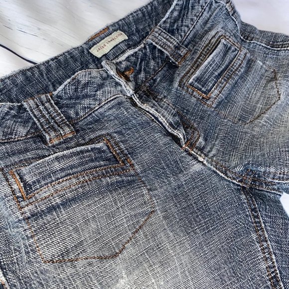 Jacob Connexion 3/4 Length Distressed Jeans sz 26 - Picture 6 of 7
